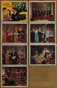 p553 NEARLY 18 7 movie lobby cards '43 Gale Storm, Bill Henry