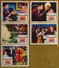 p776 NOTORIOUS LANDLADY 5 movie lobby cards '62 Kim Novak, Jack Lemmon
