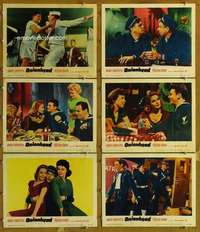 p676 ONIONHEAD 6 movie lobby cards '58 Andy Griffith, Felicia Farr