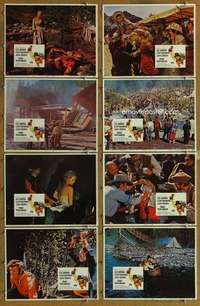 p328 PAINT YOUR WAGON 8 movie lobby cards '69 Clint Eastwood, Marvin