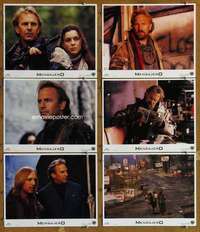 p682 POSTMAN 6 Spanish/U.S. movie lobby cards '97 Kevin Costner, Patton