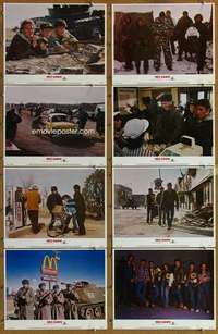 p358 RED DAWN 8 movie lobby cards '84 Patrick Swayze, C. Thomas Howell