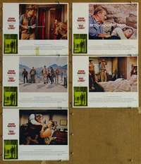 p787 RIO LOBO 5 movie lobby cards '71 Give 'em Hell, John Wayne!