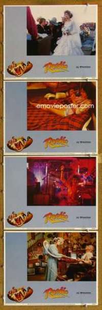 p873 ROADIE 4 movie lobby cards '80 Kaki Hunter, Alan Rudolph, rock&roll