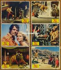 p697 SINBAD & THE EYE OF THE TIGER 6 movie lobby cards '77 Harryhausen