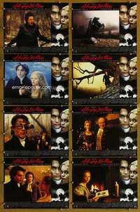 p399 SLEEPY HOLLOW 8 movie lobby cards '99 Johnny Depp, Christina Ricci
