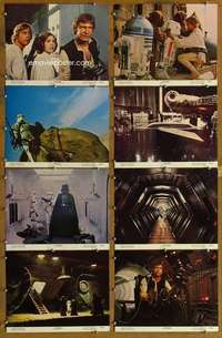 p416 STAR WARS 8 color 11x14 movie stills '77 George Lucas classic!