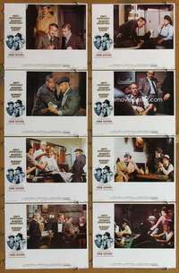 p418 STING 8 movie lobby cards '74 Paul Newman, Robert Redford, Shaw