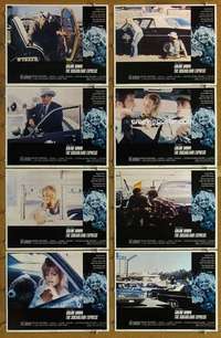 p421 SUGARLAND EXPRESS 8 movie lobby cards '74 Steven Spielberg, Hawn