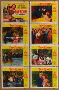p426 TAP ROOTS 8 movie lobby cards R56 Susan Hayward, Van Heflin
