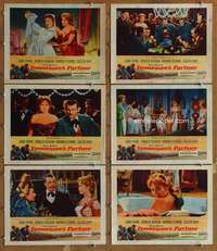 p708 TENNESSEE'S PARTNER 6 movie lobby cards '55 Ronald Reagan, Fleming