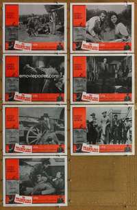 p592 TRAMPLERS 7 movie lobby cards '66 Albert Band, Joseph Cotten