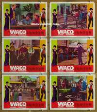 p714 WACO 6 movie lobby cards '66 Howard Keel, Jane Russell