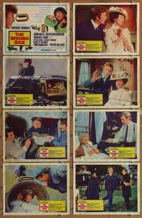 p477 WRONG BOX 8 movie lobby cards '66 Michael Caine, John Mills