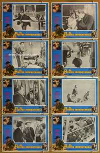 p318 ONE EYED JACKS 8 Mexican movie lobby cards '61 Marlon Brando