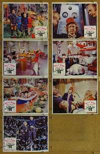 p604 WILLY WONKA & THE CHOCOLATE FACTORY 7 Mexican movie lobby cards '71