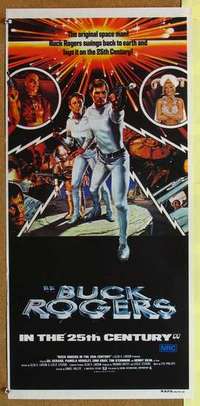 w405 BUCK ROGERS Australian daybill movie poster '79 classic sci-fi comic!