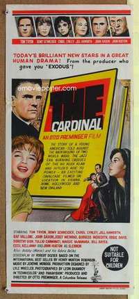 w424 CARDINAL Australian daybill movie poster '64 Otto Preminger, Schneider