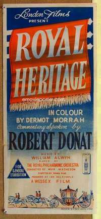w434 CHANGING FACE OF EUROPE Australian daybill movie poster '51