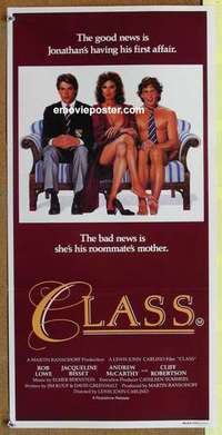w443 CLASS Australian daybill movie poster '83 Rob Lowe, Jacqueline Bisset
