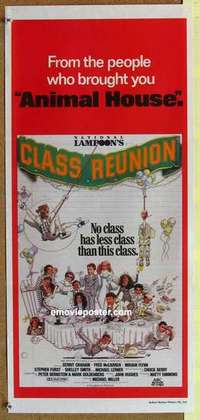 w715 NATIONAL LAMPOON'S CLASS REUNION Australian daybill movie poster '82