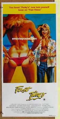 w498 FAST TIMES AT RIDGEMONT HIGH Australian daybill movie poster '82 Penn