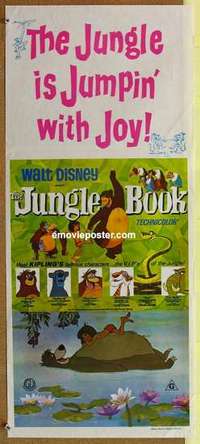 w620 JUNGLE BOOK Australian daybill movie poster R82 Walt Disney classic!