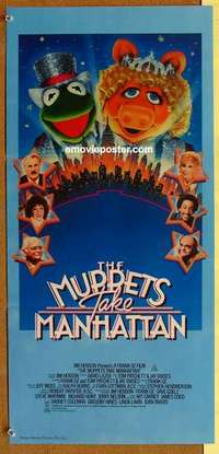 w708 MUPPETS TAKE MANHATTAN Australian daybill movie poster '84 Jim Henson