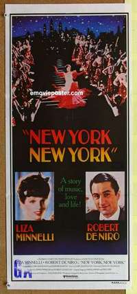 w720 NEW YORK NEW YORK Australian daybill movie poster '77 Robert De Niro
