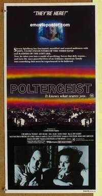 w781 POLTERGEIST Australian daybill movie poster '82 Hooper, They're here!