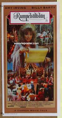 w828 RUMPELSTILTSKIN Australian daybill movie poster '87 Brothers Grimm!