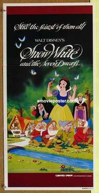 w859 SNOW WHITE & THE SEVEN DWARFS Australian daybill movie poster R83