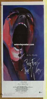 w991 WALL Australian daybill movie poster '82 Pink Floyd, Roger Waters