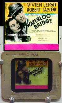 w212 WATERLOO BRIDGE magic lantern movie glass slide '40 Vivien Leigh