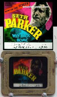 w213 WAY BACK HOME magic lantern movie glass slide '32 Parker, Bette Davis