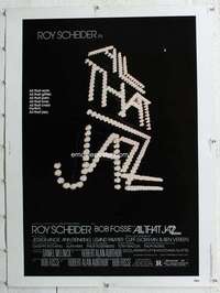a228 ALL THAT JAZZ Thirty By Forty movie poster '79 Roy Scheider, Bob Fosse
