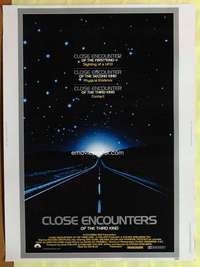 a244 CLOSE ENCOUNTERS OF THE THIRD KIND Thirty By Forty movie poster '77