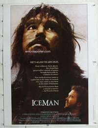 a266 ICEMAN Thirty By Forty movie poster '84 Fred Schepisi, Timothy Hutton