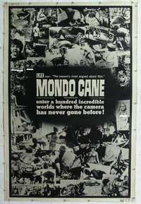 a197 MONDO CANE Forty by Sixty movie poster '62 classic early documentary!
