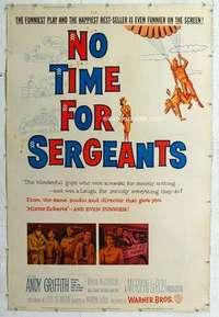 a203 NO TIME FOR SERGEANTS style Y Forty by Sixty movie poster '58 Andy Griffith