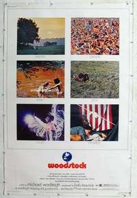 a224 WOODSTOCK Forty by Sixty movie poster '70 classic rock 'n' roll concert!