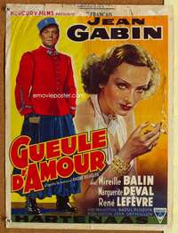 a087 LADY KILLER Belgian movie poster R50s Jean Gabin, Balin