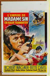 a092 MADAME SIN Belgian movie poster '72 Robert Wagner, Bette Davis