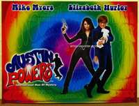a324 AUSTIN POWERS: INT'L MAN OF MYSTERY DS British quad movie poster '97