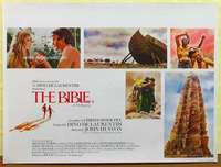a327 BIBLE British quad movie poster '67 John Huston, Stephen Boyd