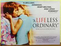 a356 LIFE LESS ORDINARY DS British quad movie poster '97 Ewan McGregor