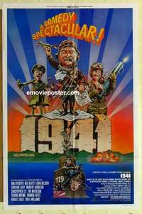 b008 1941 style F one-sheet movie poster '79 Spielberg, Belushi, Green art!