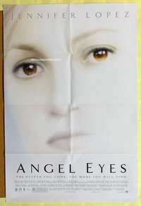 b046 ANGEL EYES DS one-sheet movie poster '01 Jennifer Lopez, Caviezel