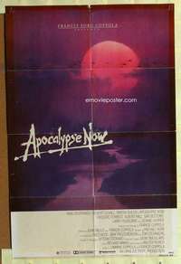 b059 APOCALYPSE NOW advance one-sheet movie poster '79 Coppola, Bob Peak art!