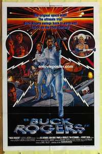 b124 BUCK ROGERS style B one-sheet movie poster '79 classic comic strip!